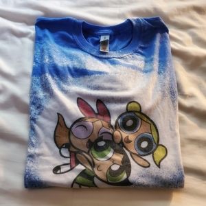 Powerpuff Girls Bleach Dye Shirt